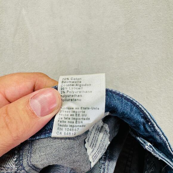 Adriano Goldschmied AG Jeans Womens 25 Medium Wash Blue‎ Denim The Stilt Roll Up - Picture 6 of 15